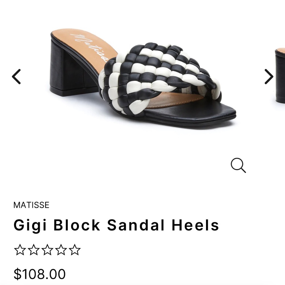 MATISSE Gigi Block Sandal Heels